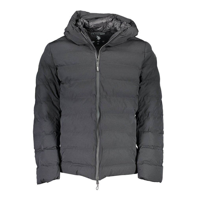 U.S. POLO ASSN. Black Polyamide Men Jacket - Hilstor