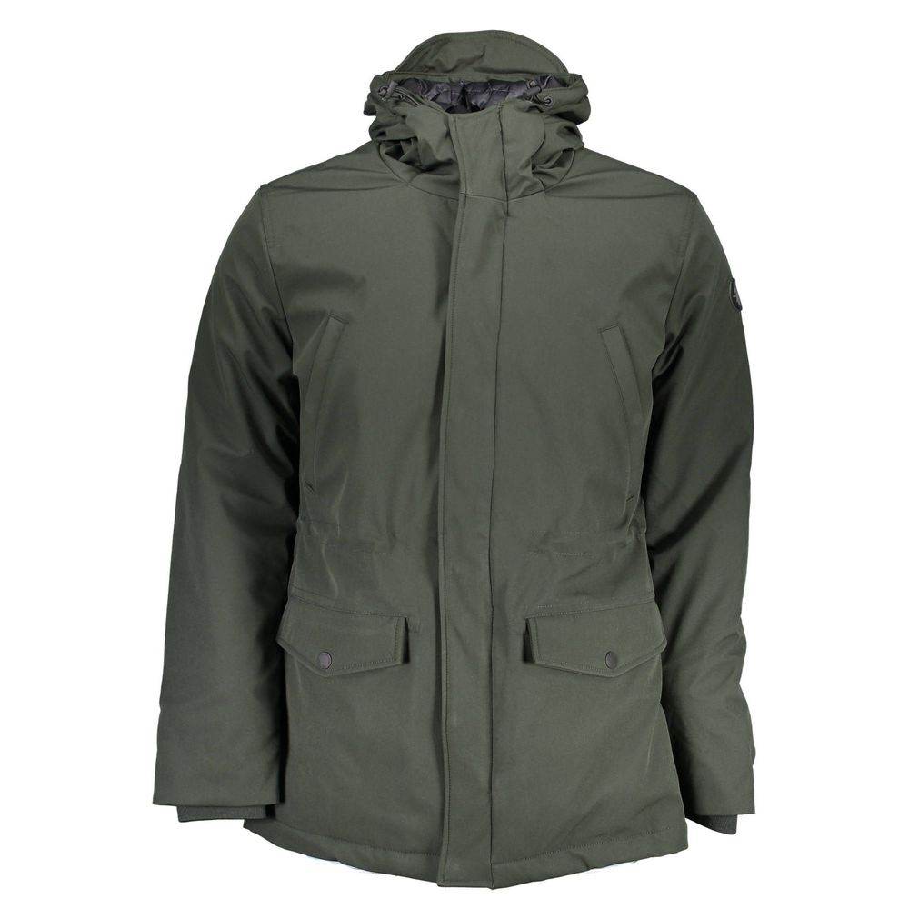 U.S. POLO ASSN. Green Polyester Men Jacket - Hilstor