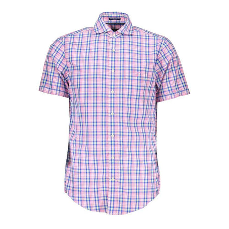 Gant Pink Cotton Men Shirt - Hilstor
