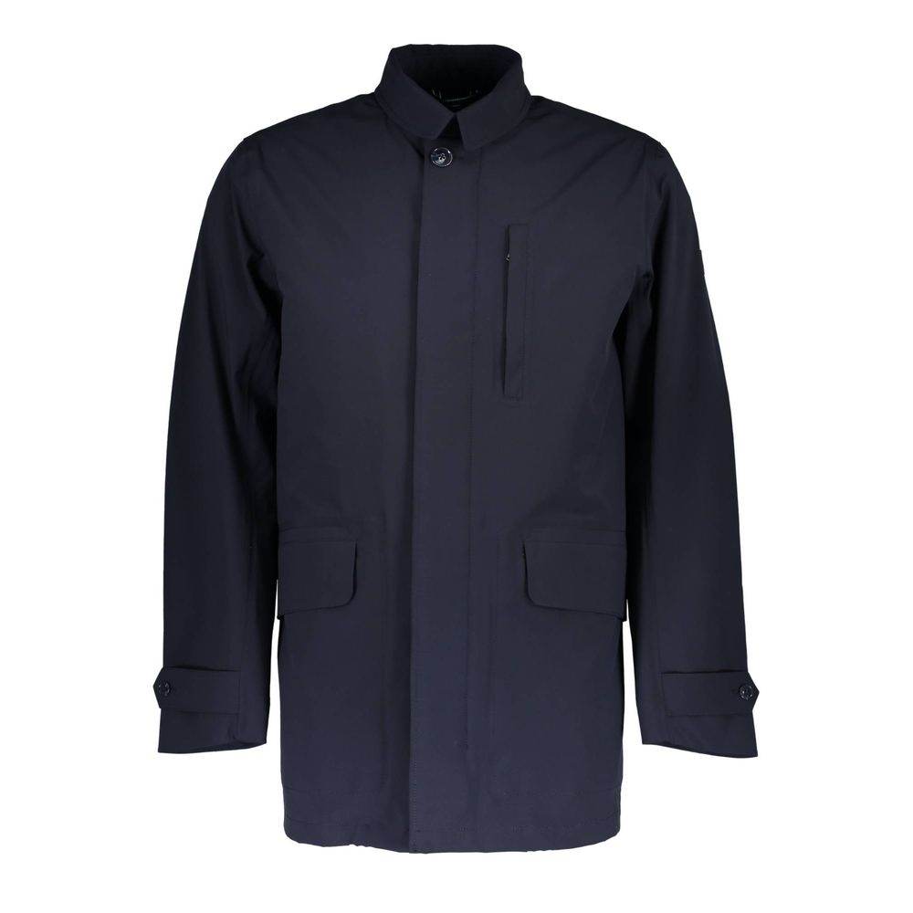Gant Blue Polyester Men's Jacket - Hilstor