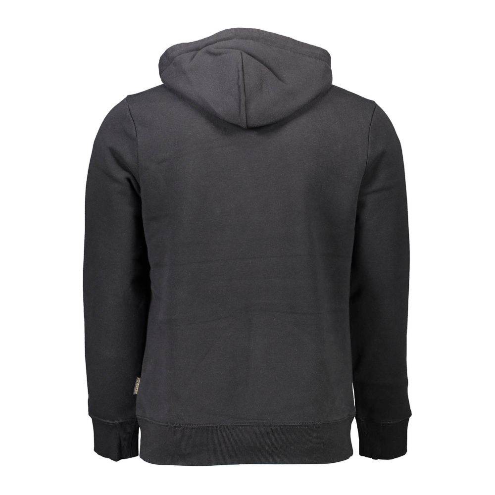 Napapijri Black Cotton Men Sweater - Hilstor