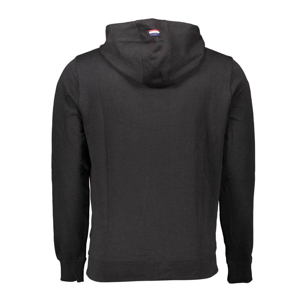 U.S. POLO ASSN. Black Cotton Men Sweater - Hilstor