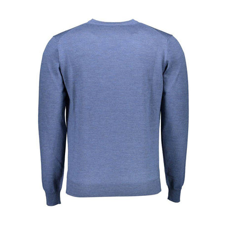 Harmont & Blaine Blue Wool Men Sweater - Hilstor