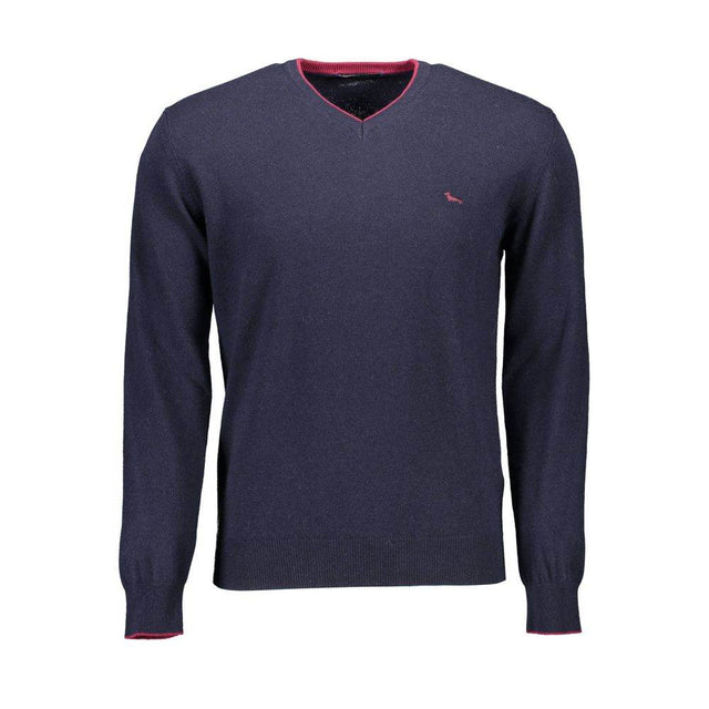 Harmont & Blaine Blue Wool Men Sweater - Hilstor