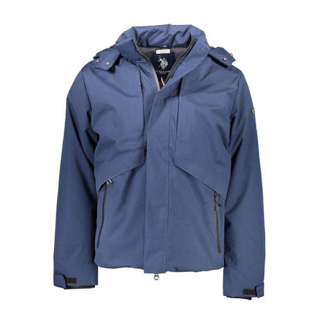 U.S. POLO ASSN. Blue Polyester Men Jacket - Hilstor