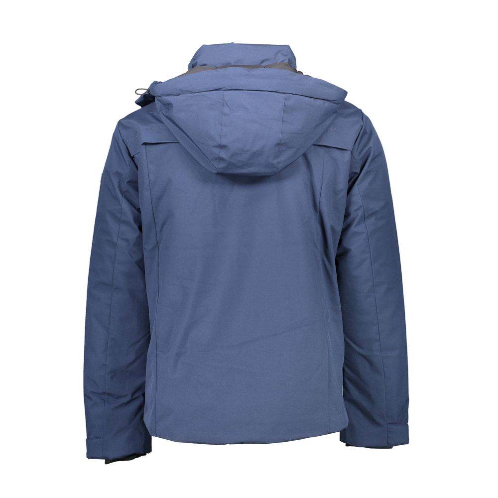 U.S. POLO ASSN. Blue Polyester Men Jacket - Hilstor