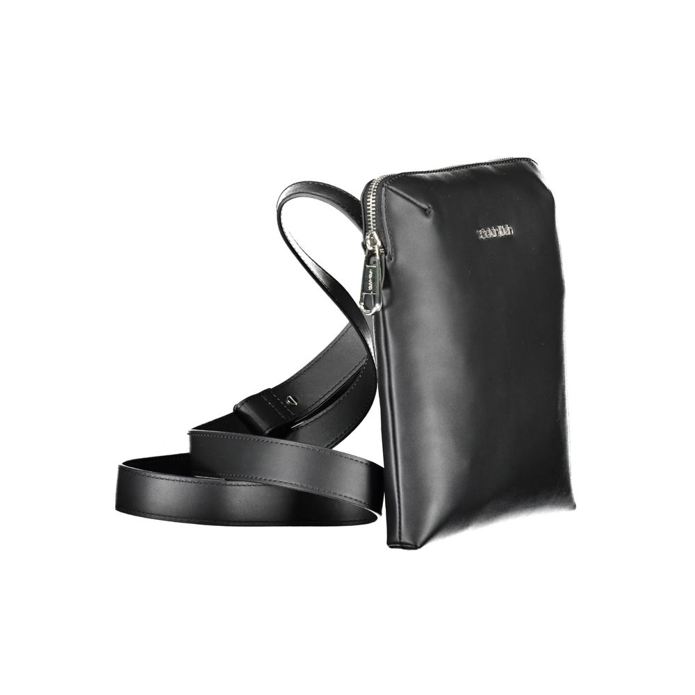 Calvin Klein sort polyester skuldertaske til mænd