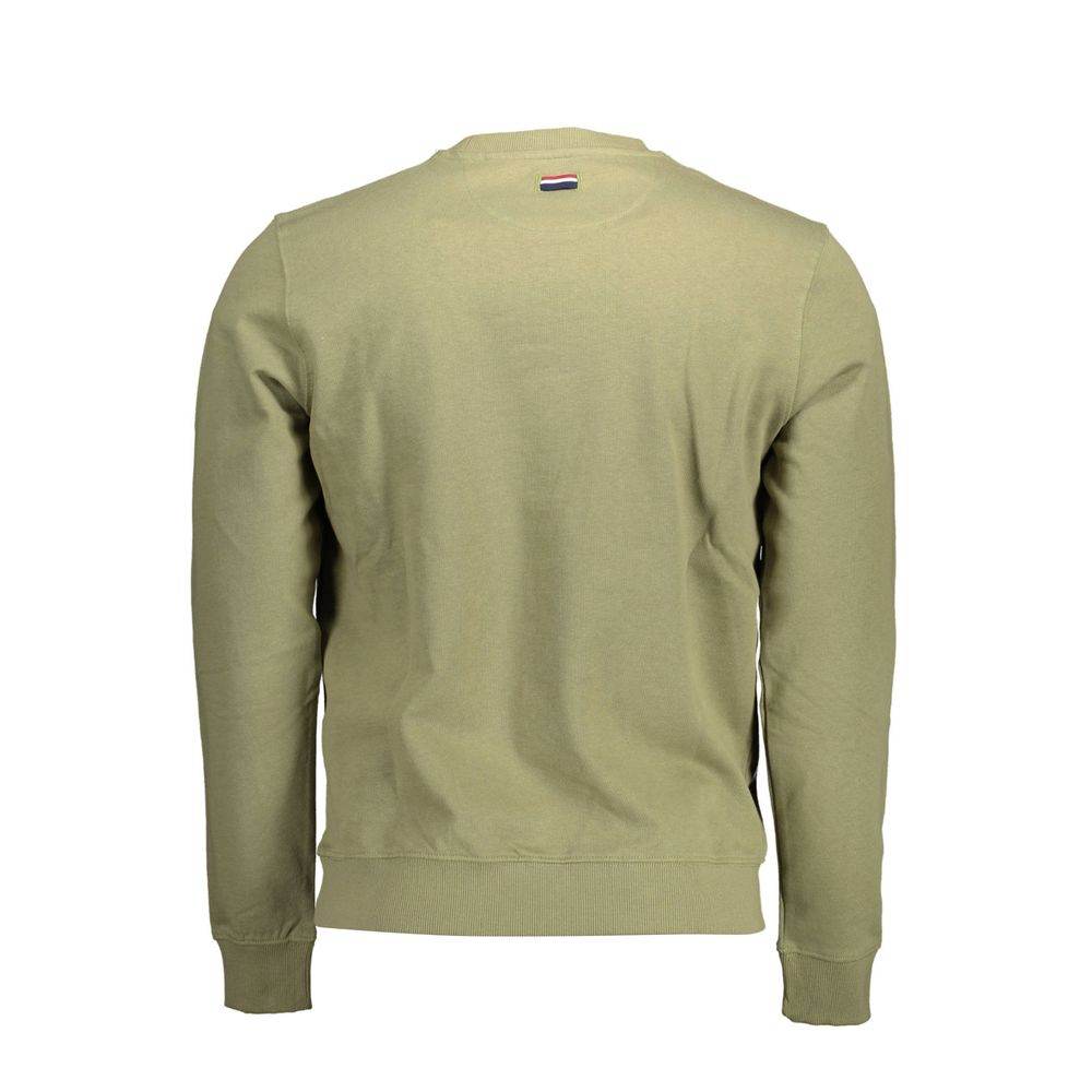 U.S. POLO ASSN. Green Cotton Mens Sweater - Hilstor