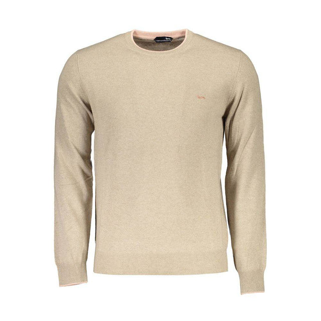Harmont & Blaine Beige Wool Men Sweater - Hilstor