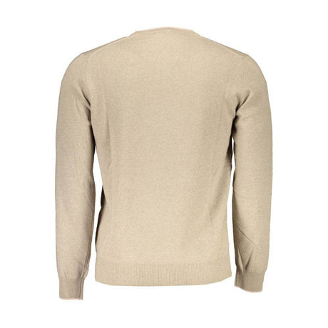 Harmont & Blaine Beige Wool Men Sweater - Hilstor