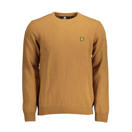 Lyle & Scott Brown Wool Men Sweater - Hilstor