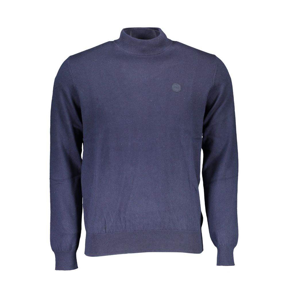 North Sails Blue Cotton Men Sweater - Hilstor