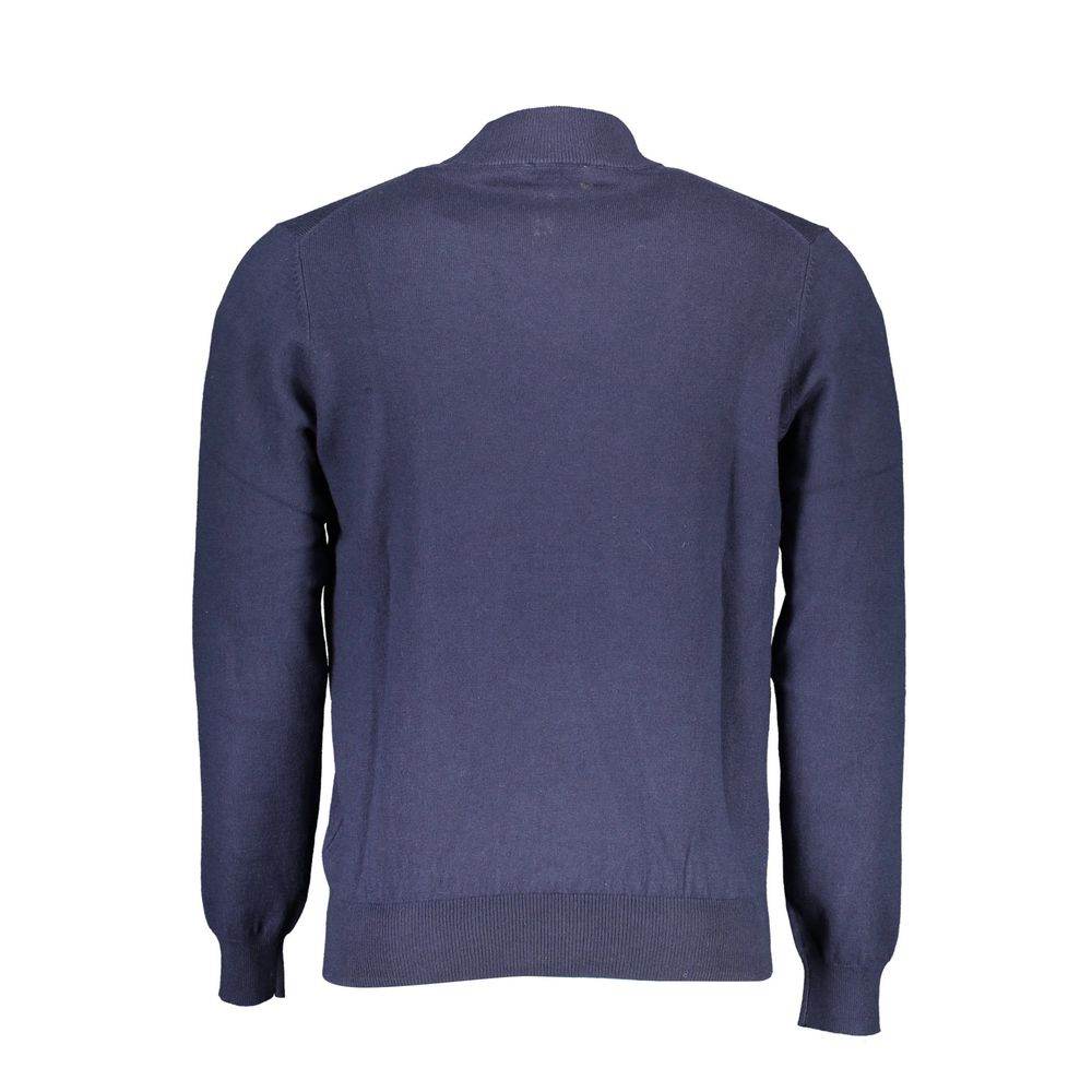 North Sails Blue Cotton Men Sweater - Hilstor