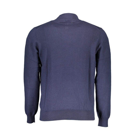 North Sails Blue Cotton Men Sweater - Hilstor