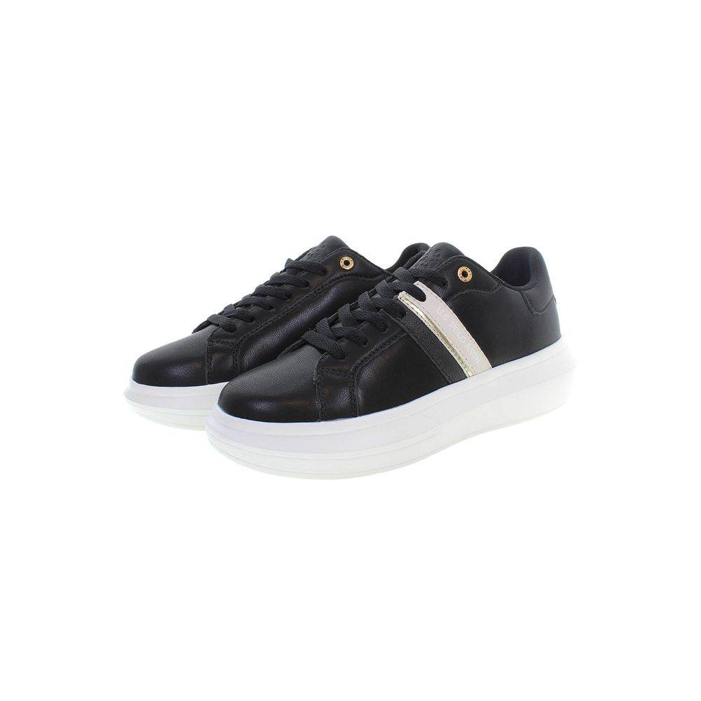 U.S. POLO ASSN. Black Polyester Women Sneaker - Hilstor