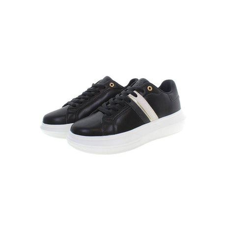 U.S. POLO ASSN. Black Polyester Women Sneaker - Hilstor