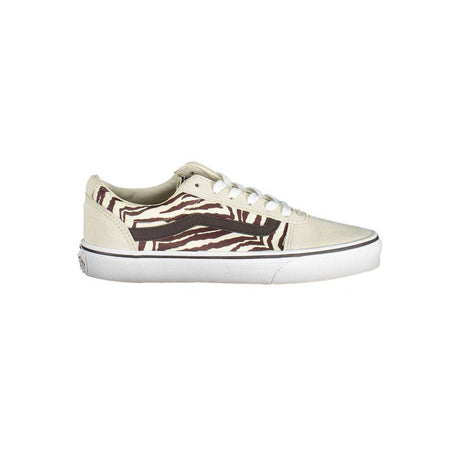 Vans Beige Leather Women Sneaker - Hilstor