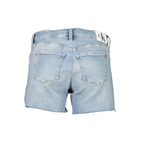 Calvin Klein Blue Cotton Women Shorts - Hilstor
