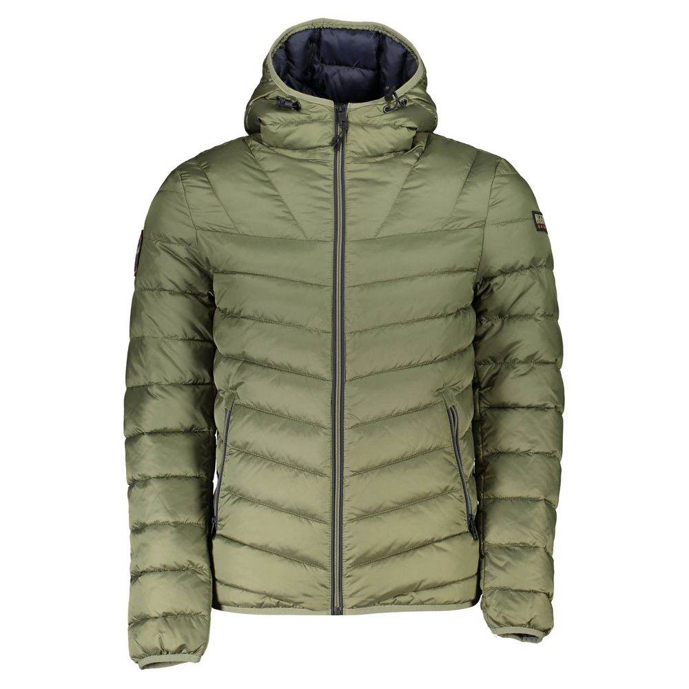 Napapijri Green Polyamide Men Jacket - Hilstor