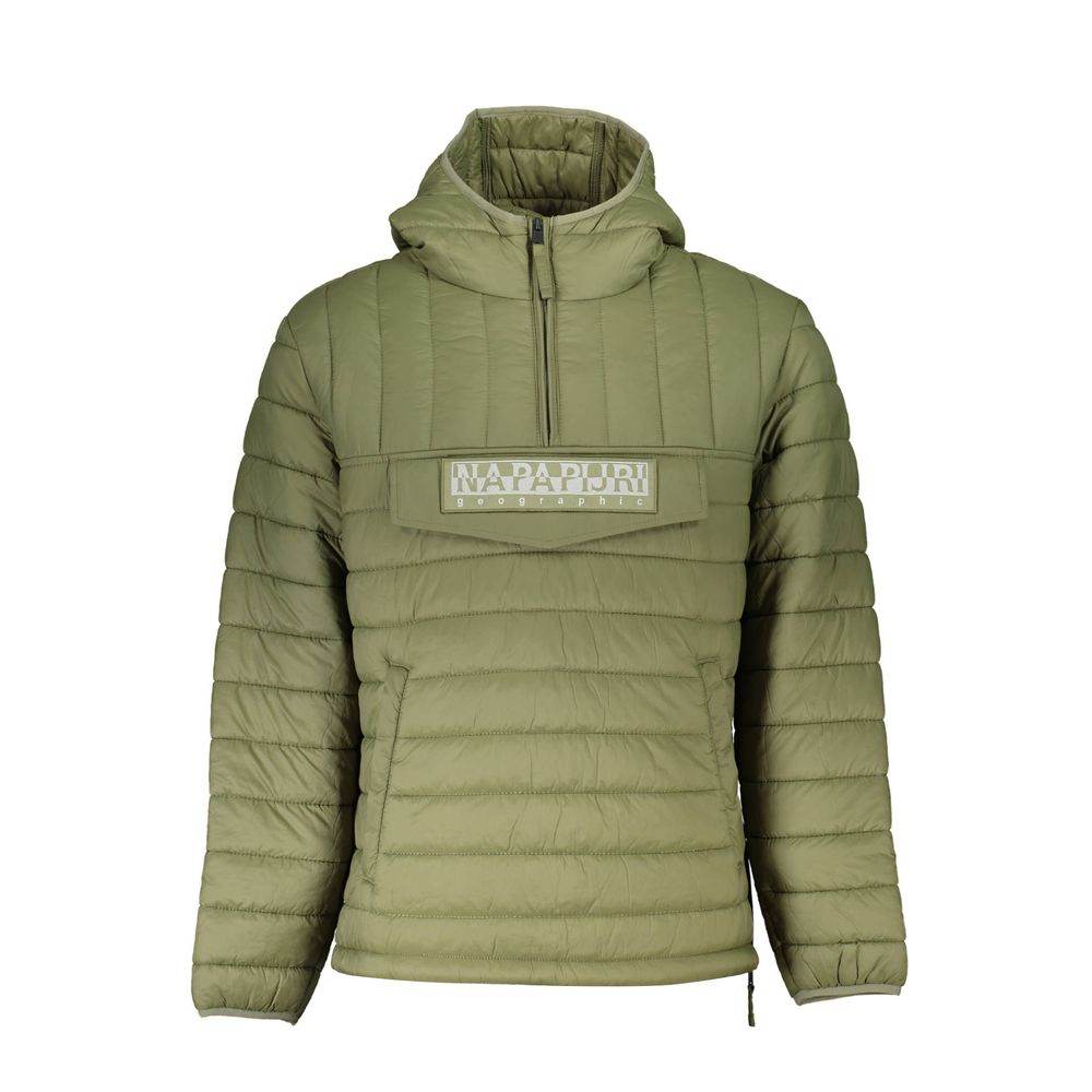 Napapijri Green Polyamide Men Jacket - Hilstor