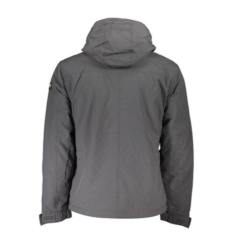 Napapijri Gray Polyamide Men Jacket - Hilstor