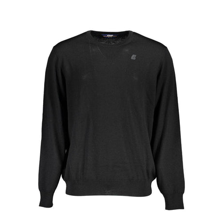 K-WAY Black Wool Sweater - Hilstor