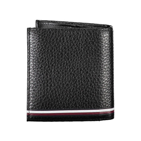 Tommy Hilfiger Black Leather Men Wallet