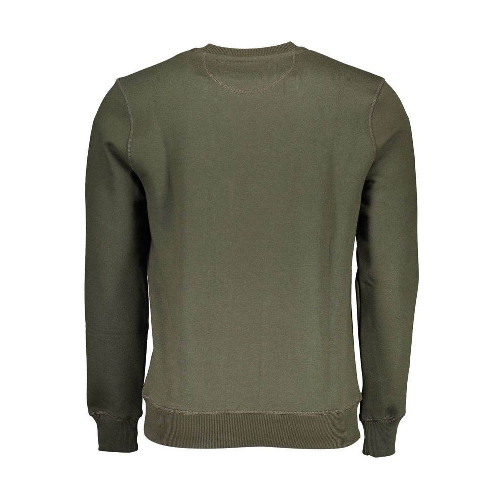 North Sails Green Cotton Men Sweater - Hilstor
