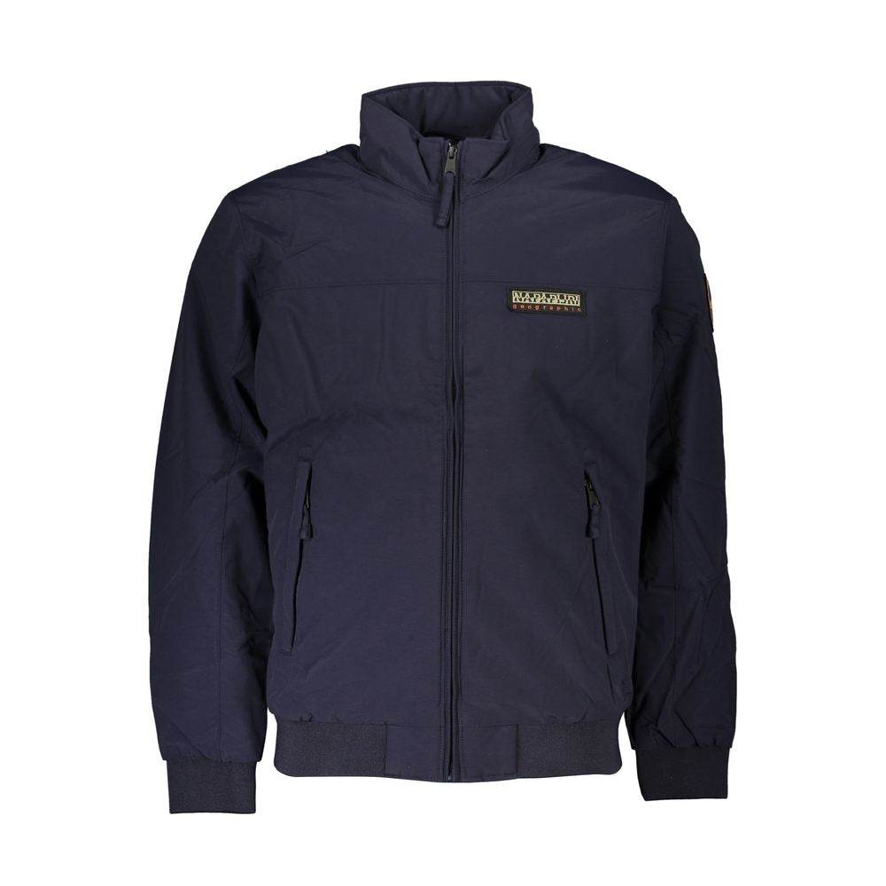 Napapijri Blue Polyamide Men Jacket - Hilstor