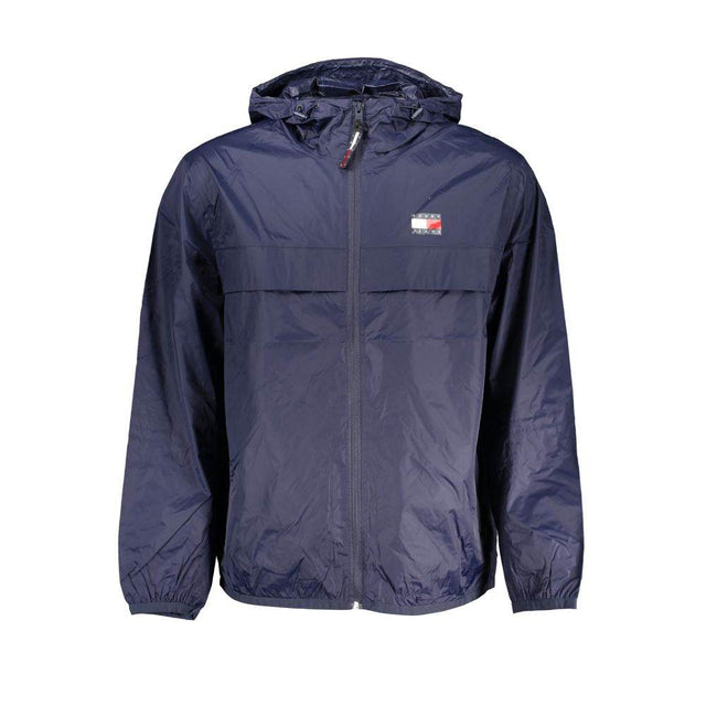 Tommy Hilfiger Blue Recycled Nylon Men Jacket - Hilstor