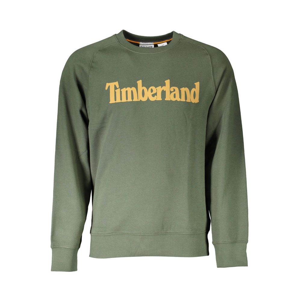 Timberland Green Cotton Mens Sweater - Hilstor