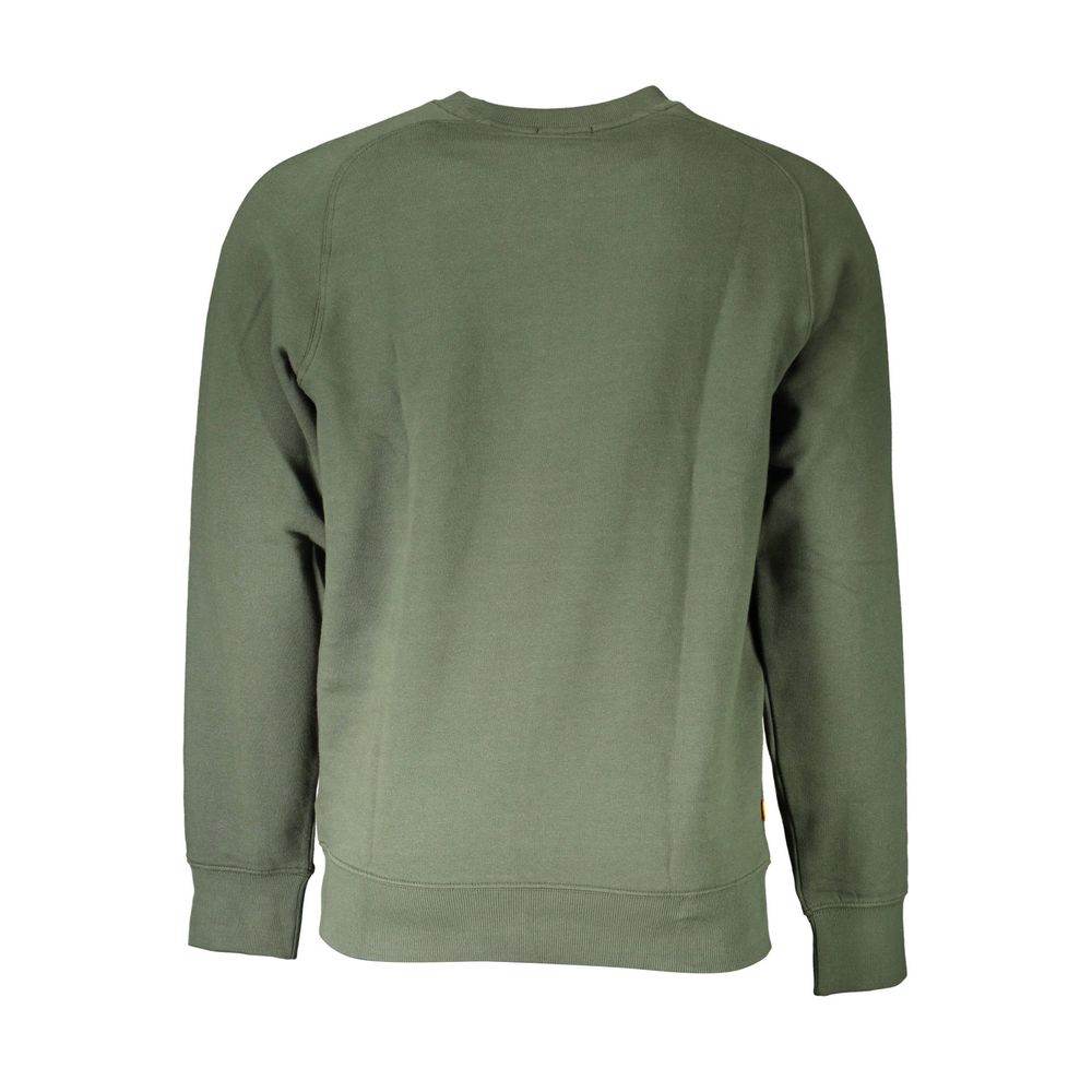 Timberland Green Cotton Mens Sweater - Hilstor