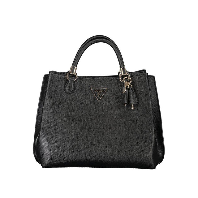 Guess Jeans Black Polyethylene Handbag - Hilstor