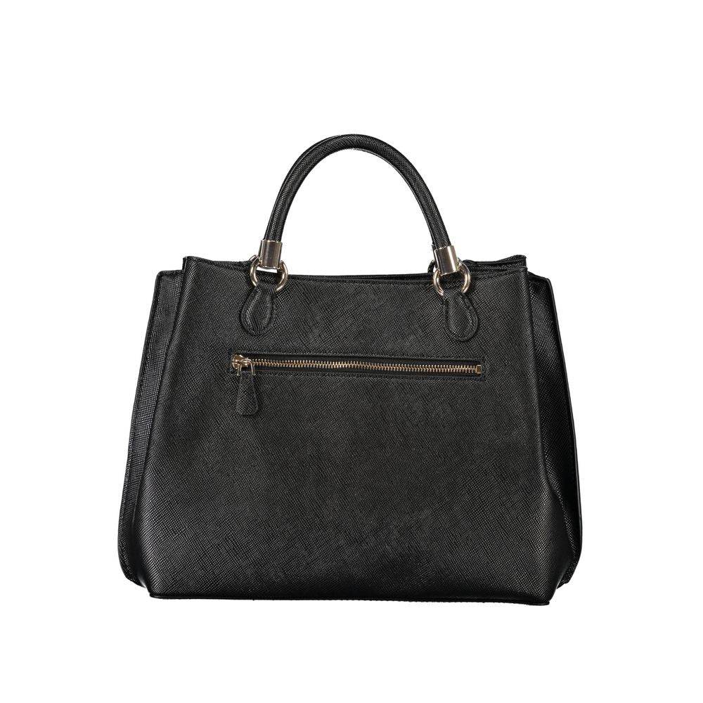 Guess Jeans Black Polyethylene Handbag - Hilstor