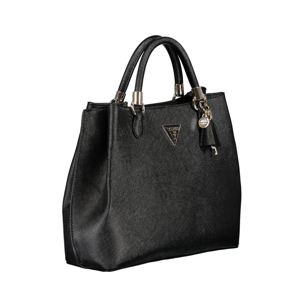 Guess Jeans Black Polyethylene Handbag - Hilstor