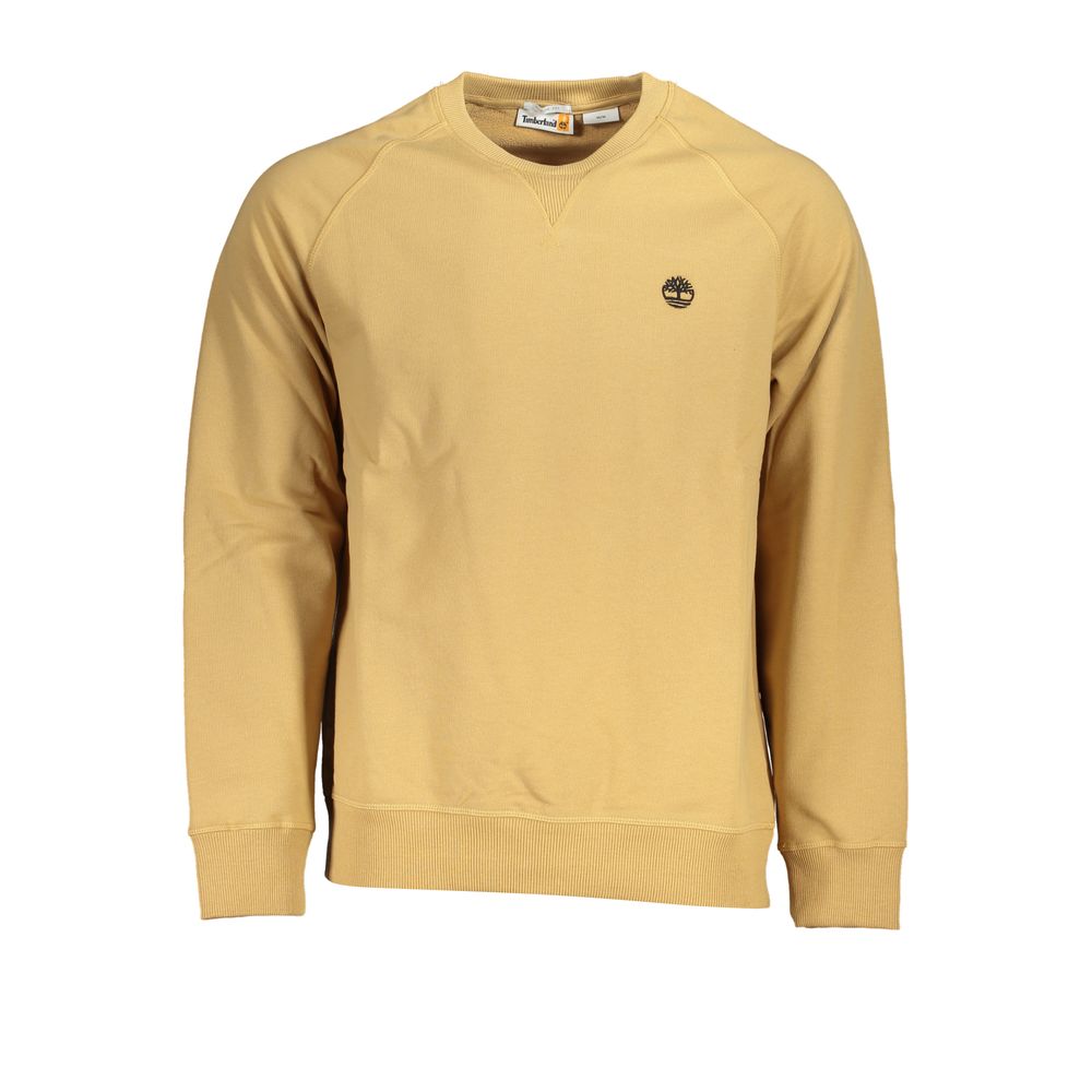 Timberland beige broderet sweatshirt med rund hals