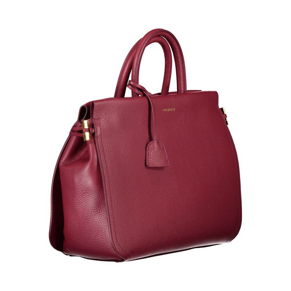 Coccinelle Red Leather Handbag - Hilstor