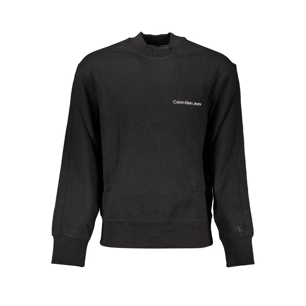 Calvin Klein Black Cotton Men Sweater - Hilstor