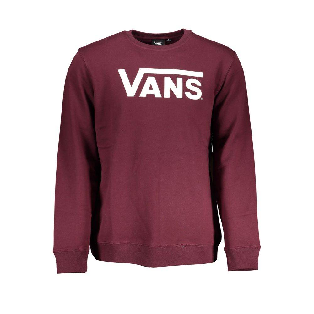 Vans Red Cotton Men Sweater - Hilstor
