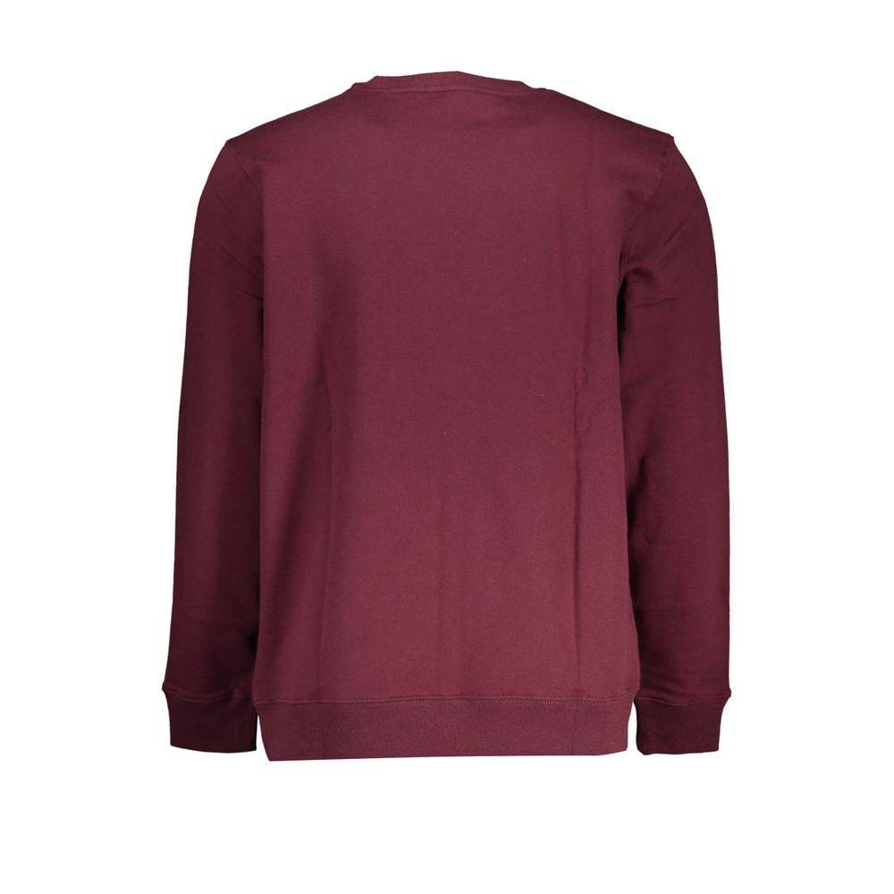 Vans Red Cotton Men Sweater - Hilstor