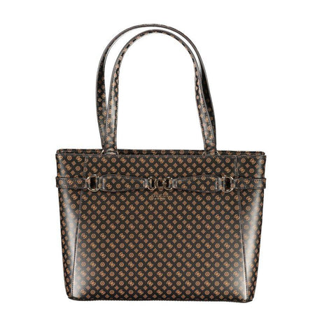 Guess Jeans Brown Polyethylene Handbag - Hilstor