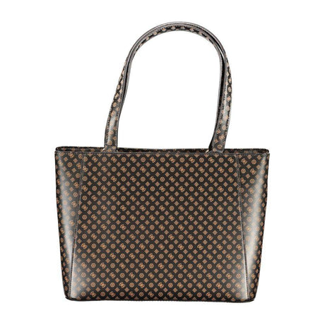 Guess Jeans Brown Polyethylene Handbag - Hilstor