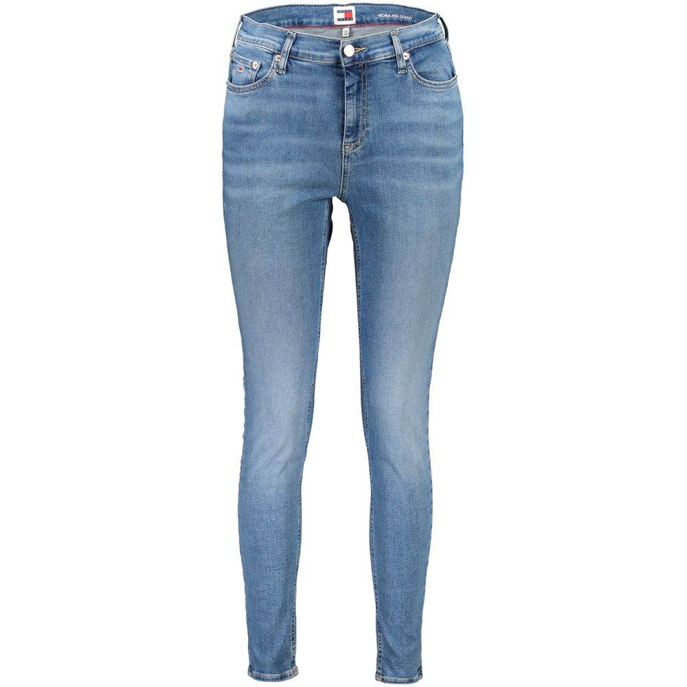 Tommy Hilfiger Blue Cotton Women Skinny Jean - Hilstor