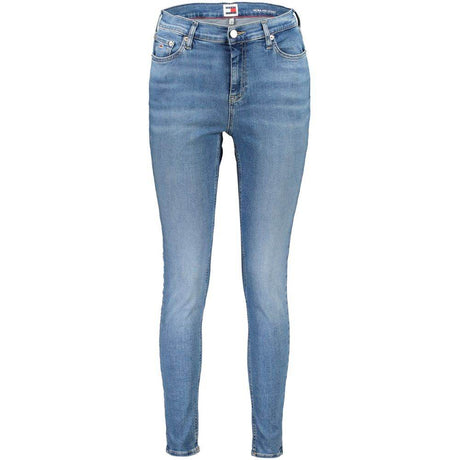 Tommy Hilfiger Blue Cotton Women Skinny Jean - Hilstor