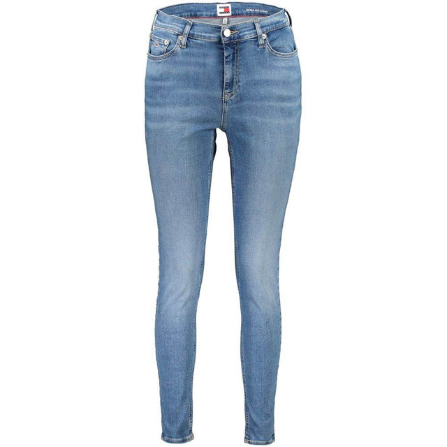 Tommy Hilfiger Blue Cotton Women Skinny Jean - Hilstor