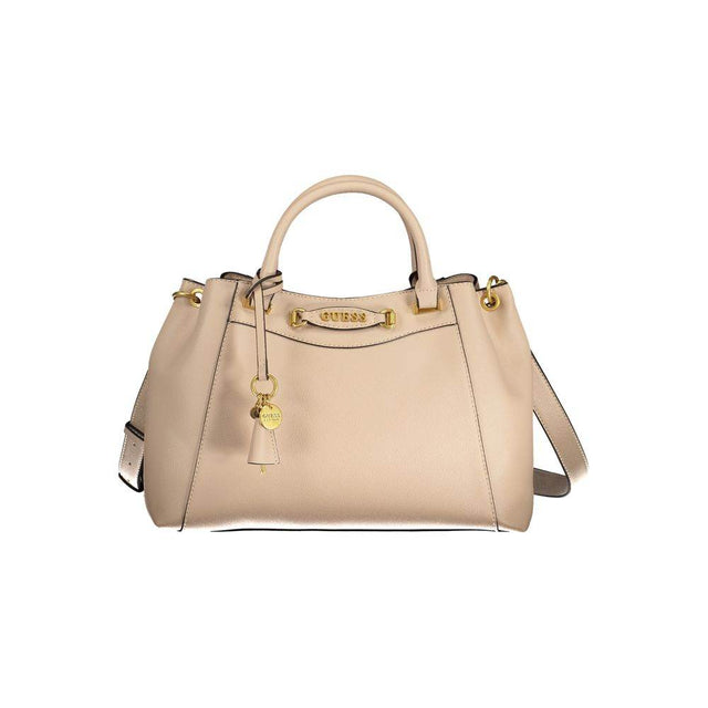 Guess Jeans Beige Polyethylene Handbag - Hilstor