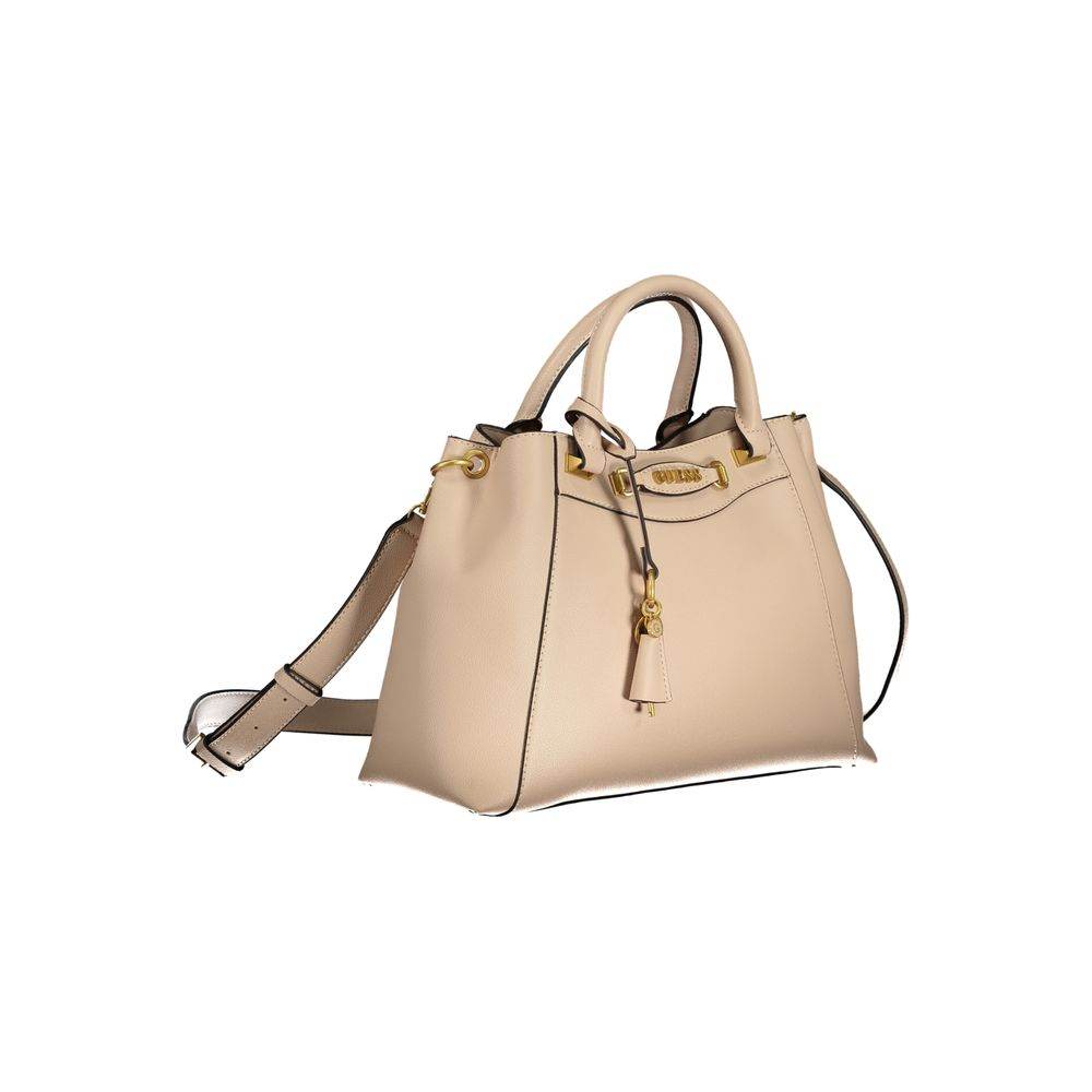 Guess Jeans Beige Polyethylene Handbag - Hilstor