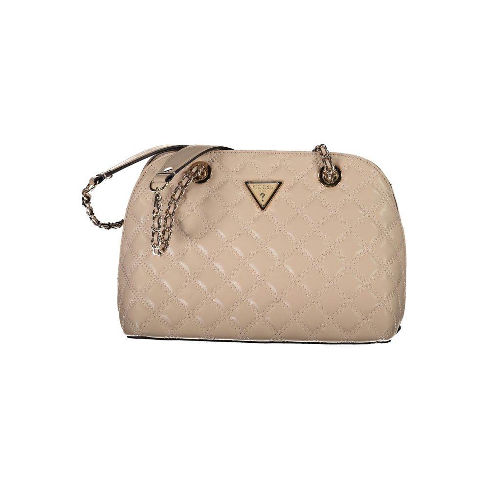 Guess Jeans Beige Polyethylene Handbag - Hilstor