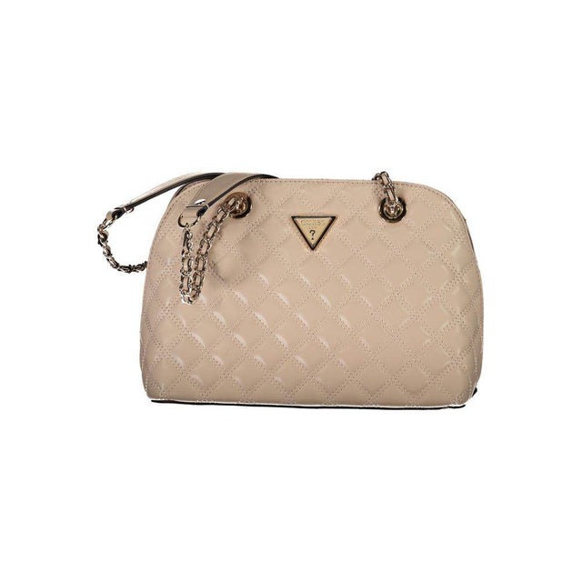 Guess Jeans Beige Polyethylene Handbag - Hilstor