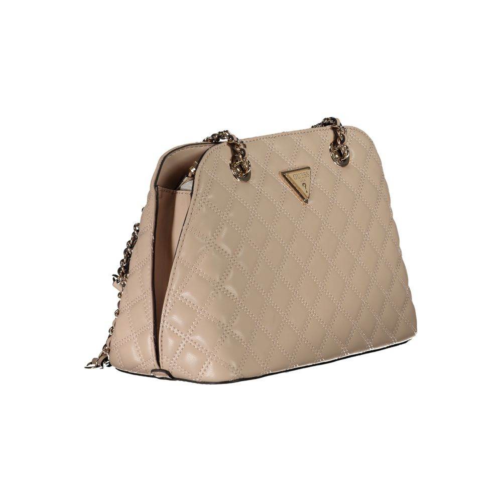 Guess Jeans Beige Polyethylene Handbag - Hilstor